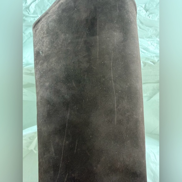 MARYANA SCULPT NUBUCK BOOT $298.00 Color Dark Chocolate Size 10 - Picture 9 of 16